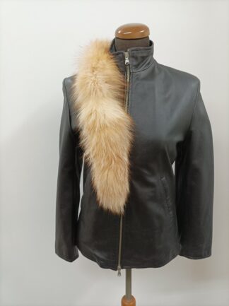 Real Fox hood trim, fur collar, gold color fox fur hood trim, fur scarf.