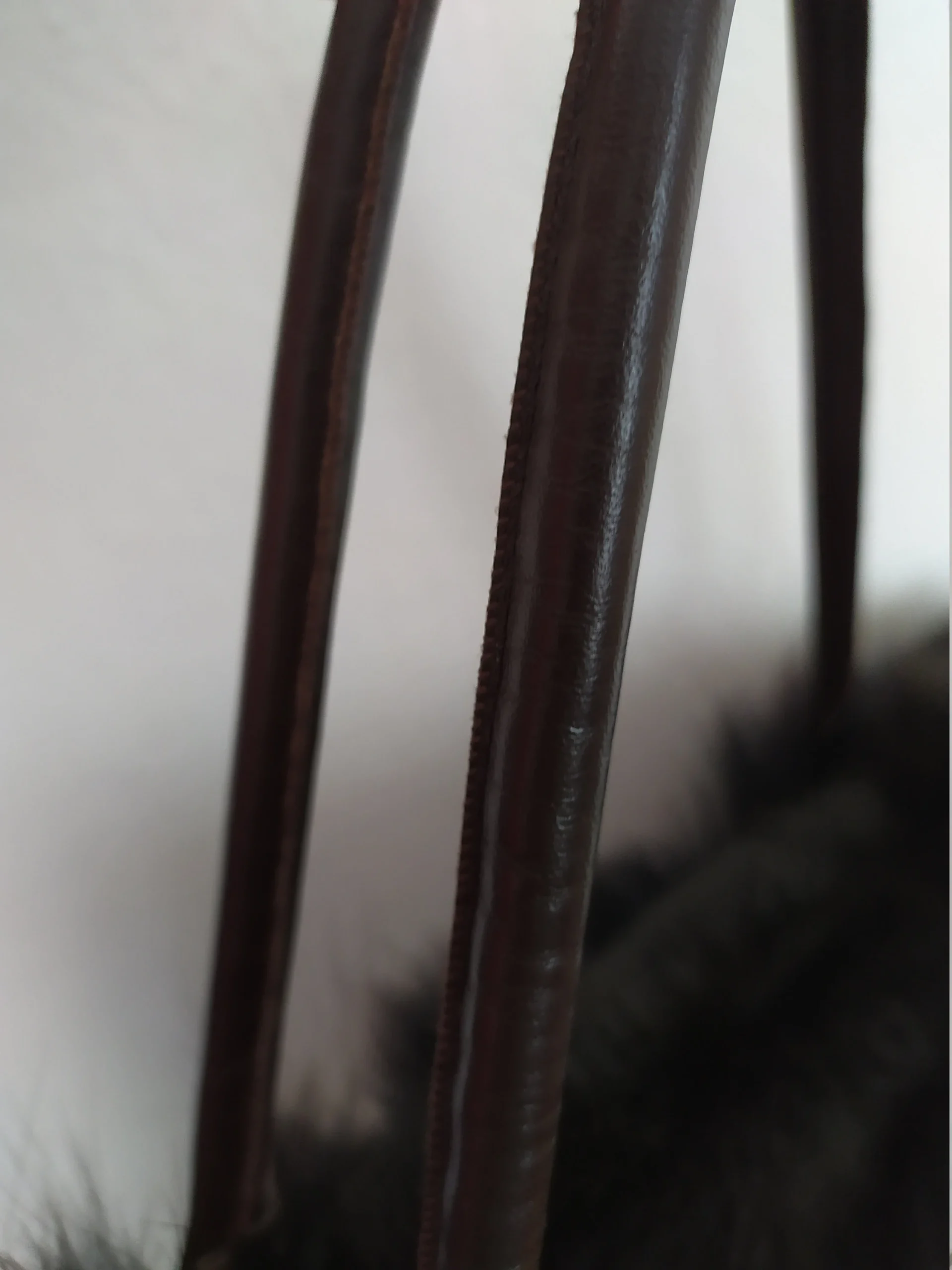 Fur bags,Real Fur Finn Raccoon - Rex Rabbit bag Brown colour.shoulder bag, - Image 4