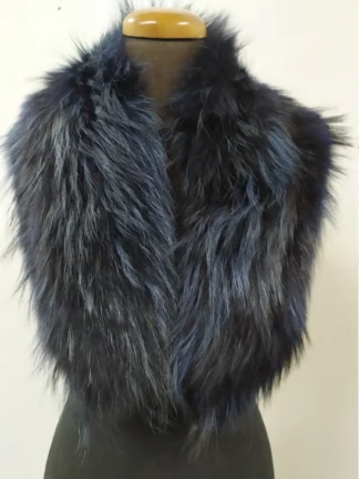 Real Finn Raccoon Fur Collar, Winter Coat Accessory