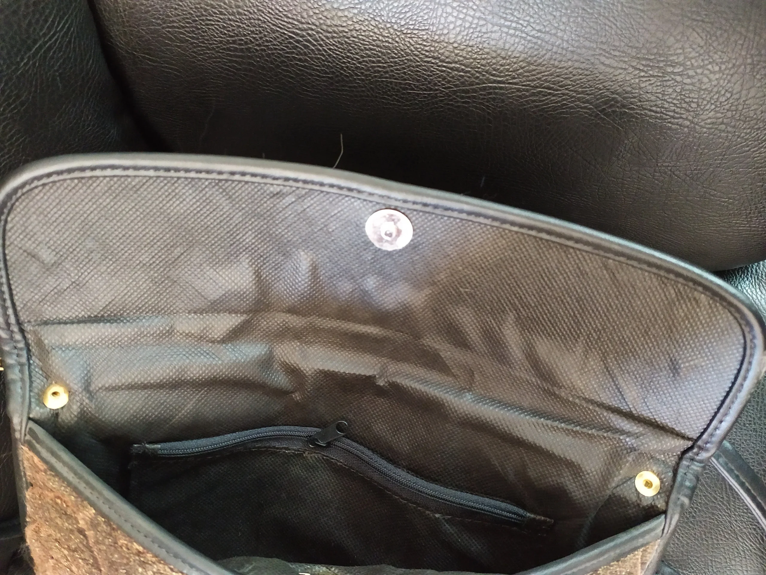Fur bags,Real Fur mouton stamp bag Brown ang gold colour.fur shoulder bag, - Image 2