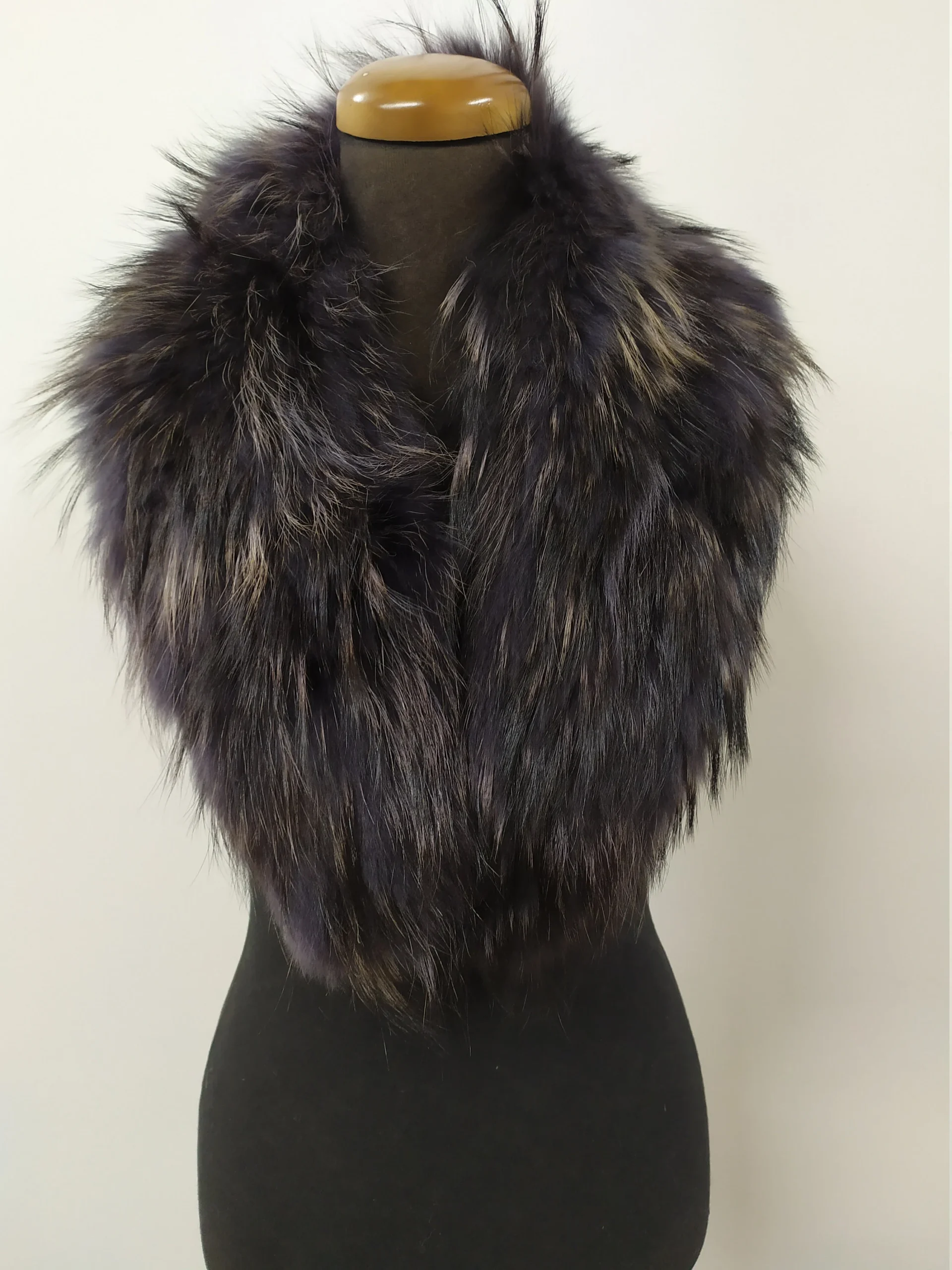 Finn raccoon high quality fur collar , coat winter accessories