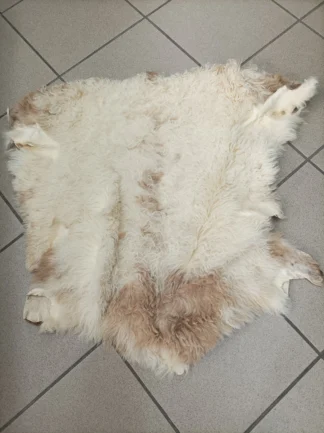 Real Sheep fur. You can use it to decorate