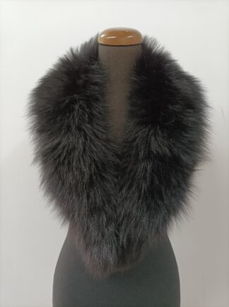 Fur collar,fox high quality fur collar black color, coat winter accessories