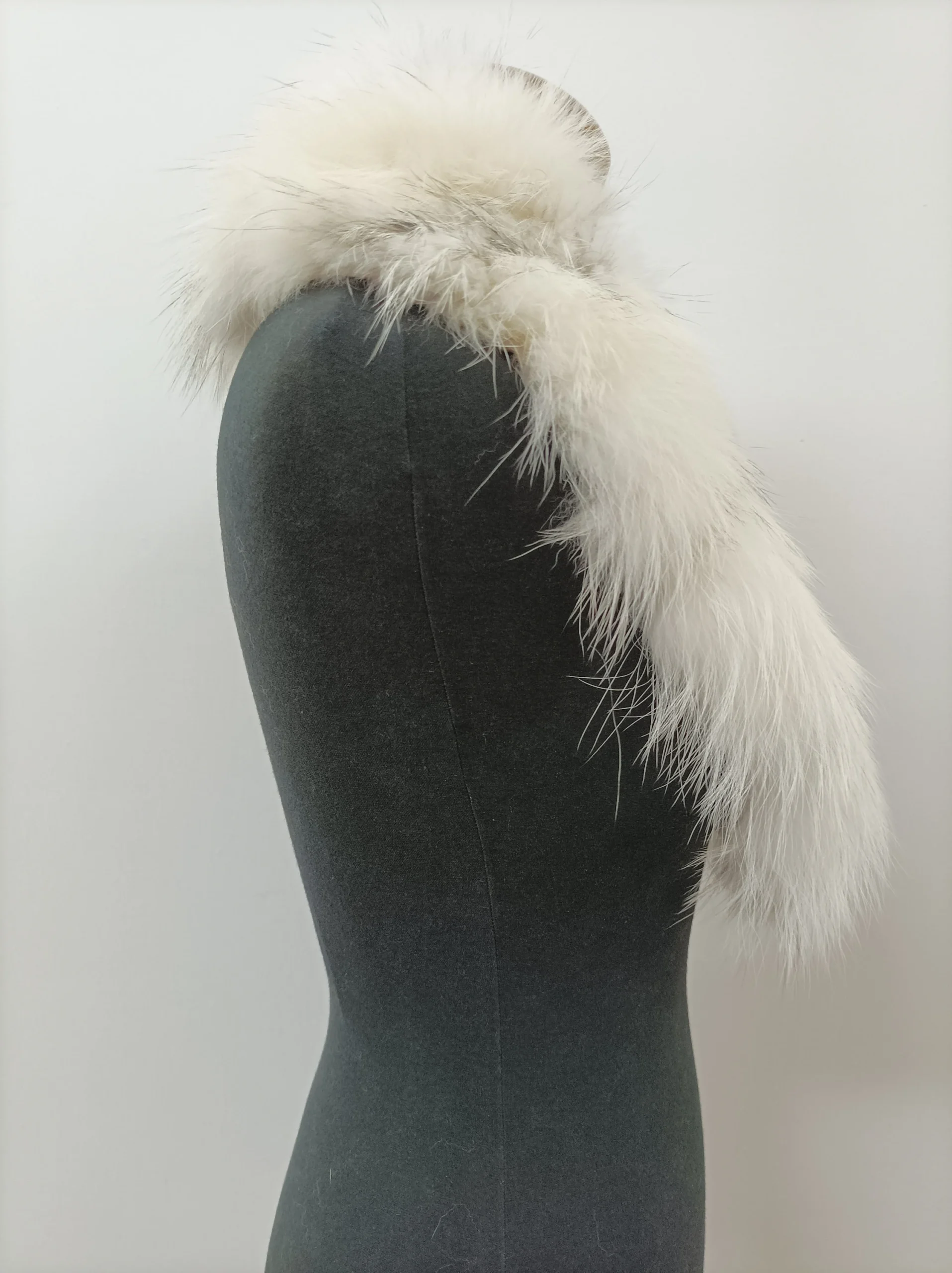 Fur collar, fox high quality fur collar platinum color, real fur scarf,coat winter accessories - Image 2