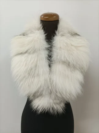 Fur collar, fox high quality fur collar platinum color, real fur scarf,coat winter accessories