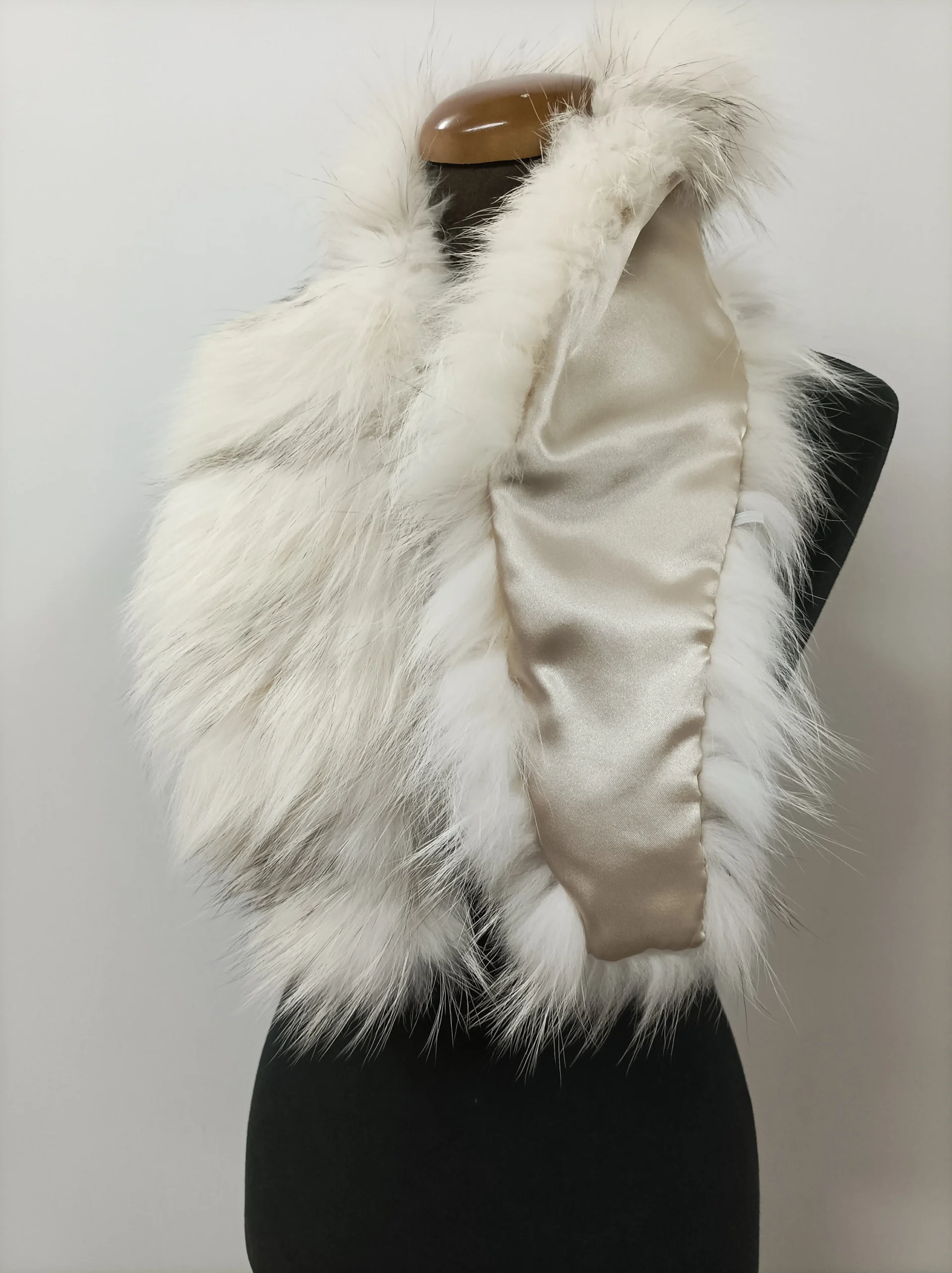 Fur collar, fox high quality fur collar platinum color, real fur scarf,coat winter accessories - Image 3