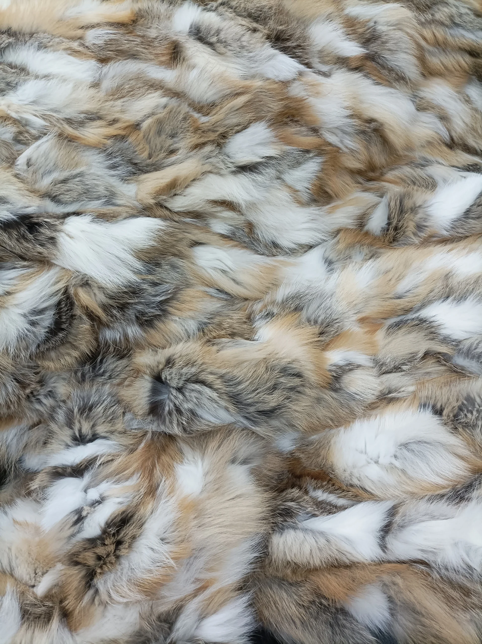 Real Fox Fur Blanket Throw: Golden Home Warmer - Image 5