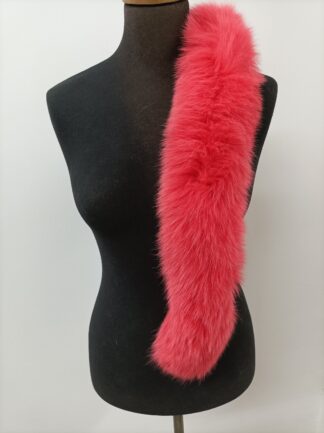 Fur hood trim, real fox hood trim, fur collar, red color, fox fur hood trim, fur scarf.