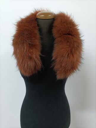Fur hood trim, real finn raccoon hood trim,Keramidi color, fur collar,  fur hood trim, fur scarf.