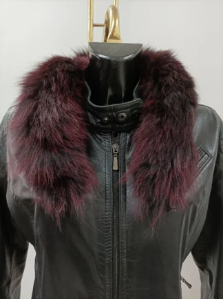 Real Fox hood trim, fur collar, Bordo fox fur hood trim, fur scarf.