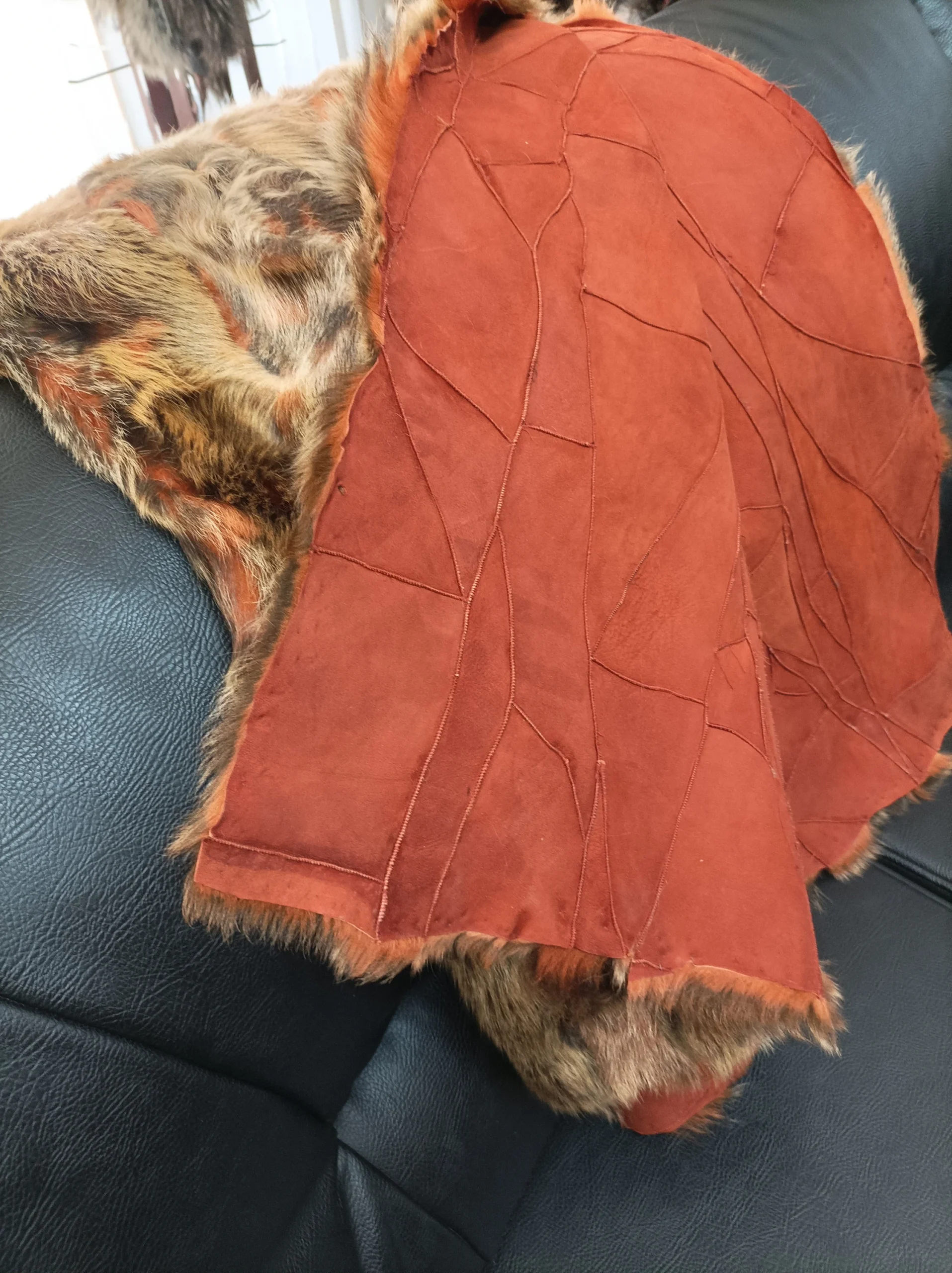 Real Sheep fur Toskana , soft fur for floor rug. Genuine sofa cover,Living room rug - Image 3