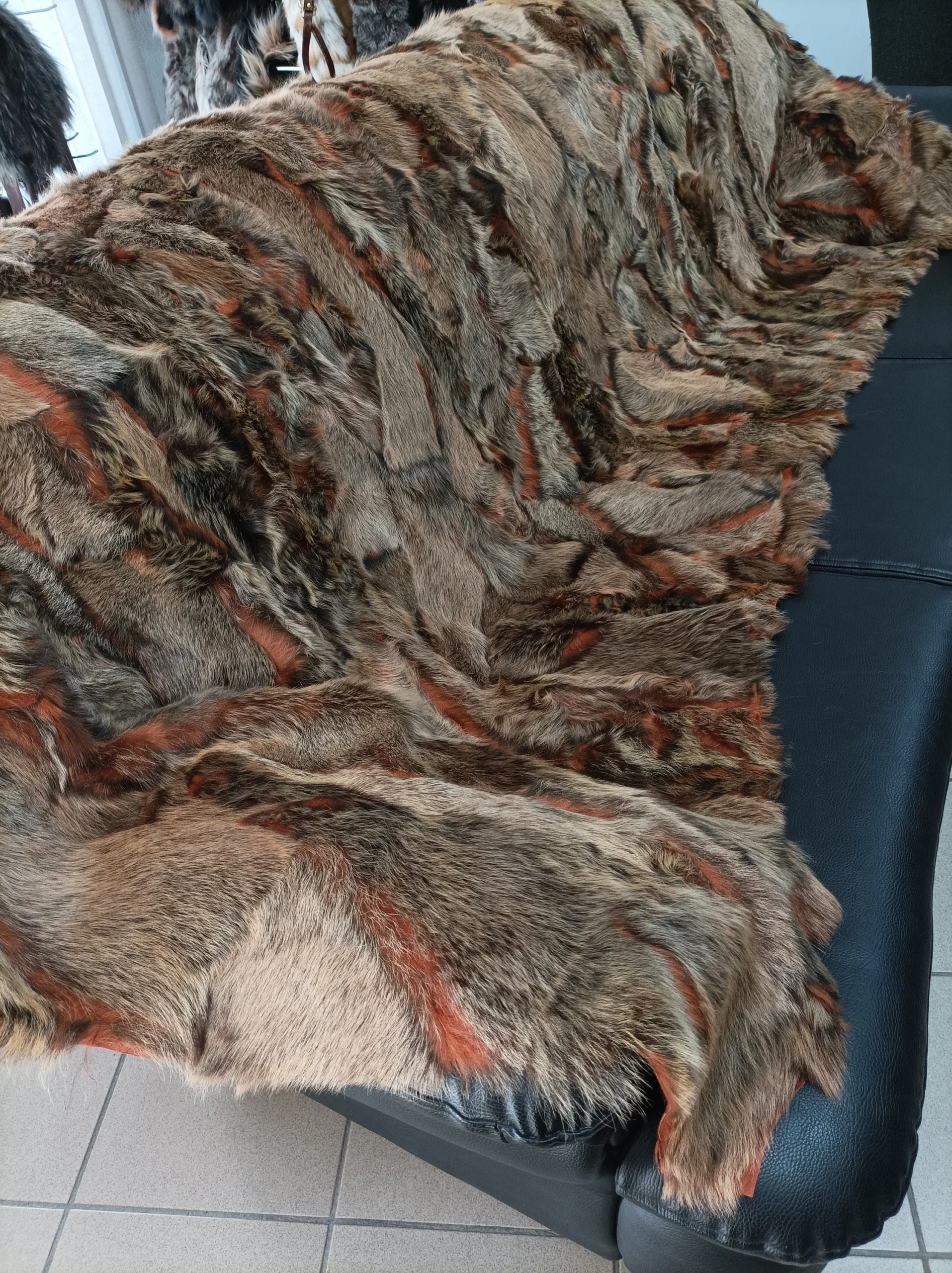 Real Sheep fur Toskana , soft fur for floor rug. Genuine sofa cover,Living room rug - Image 4