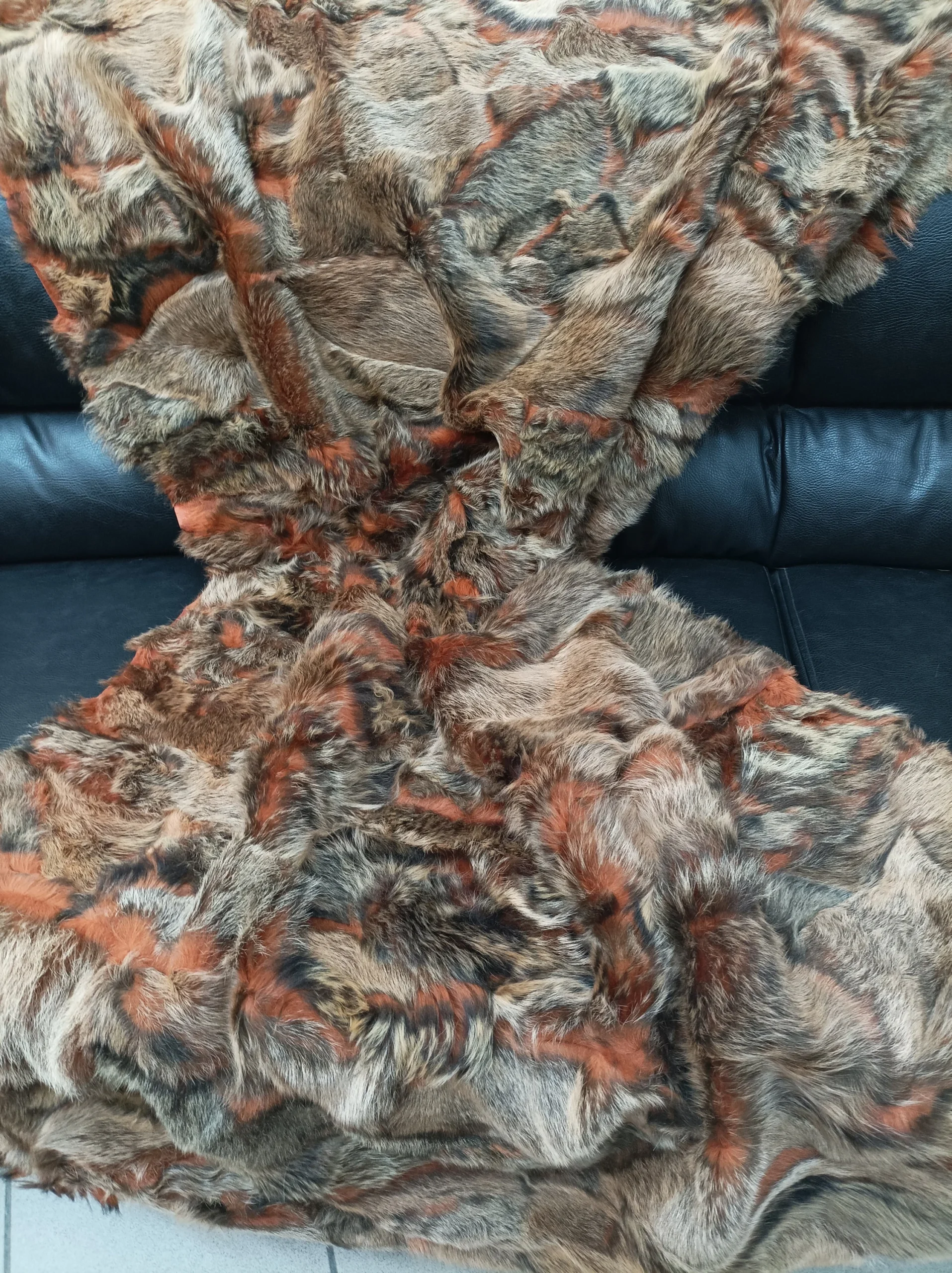Real Sheep fur Toskana , soft fur for floor rug. Genuine sofa cover,Living room rug - Image 7