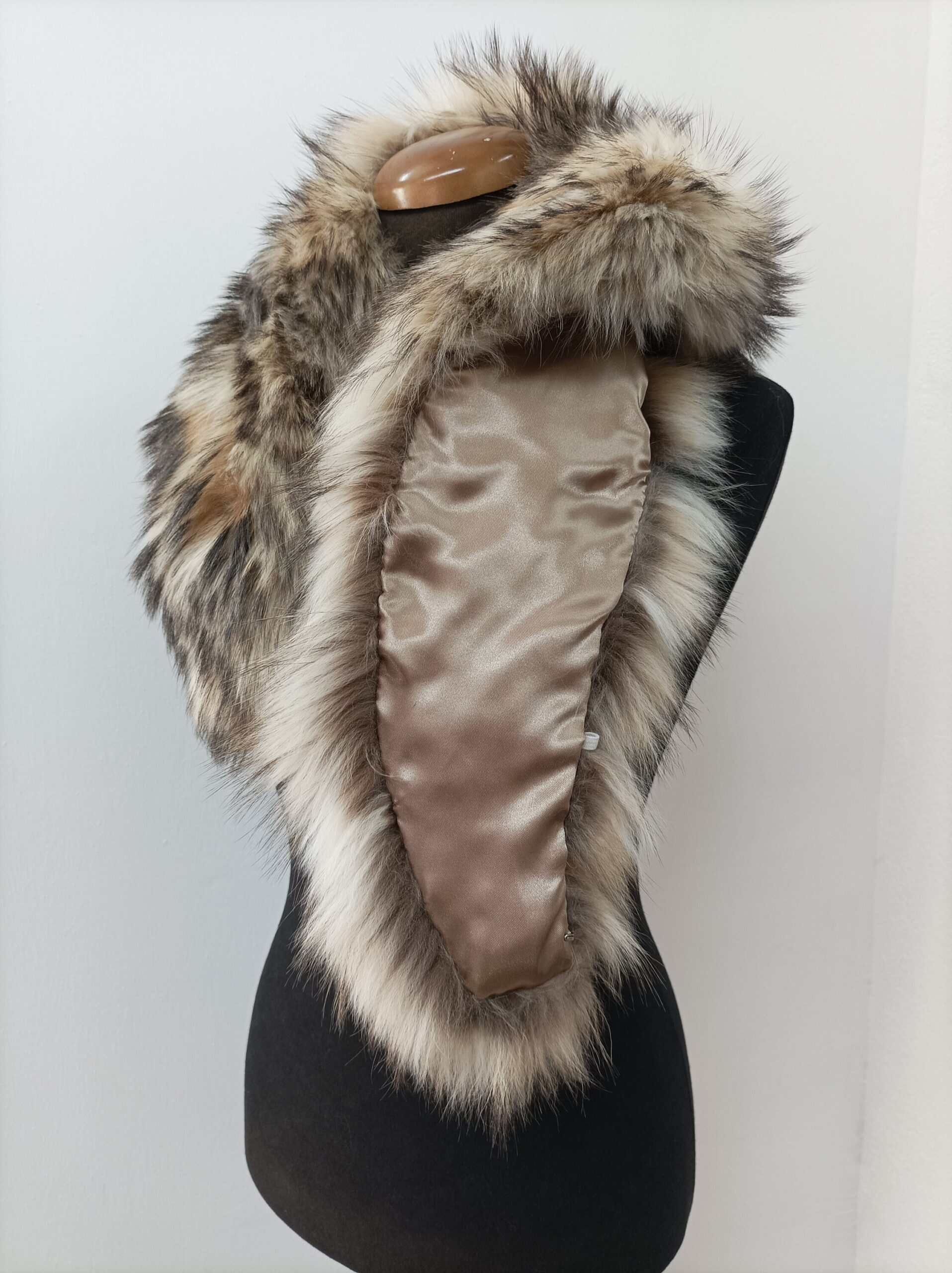 Fur collar,finn raccoon high quality fur collar , coat winter accessories - Image 4