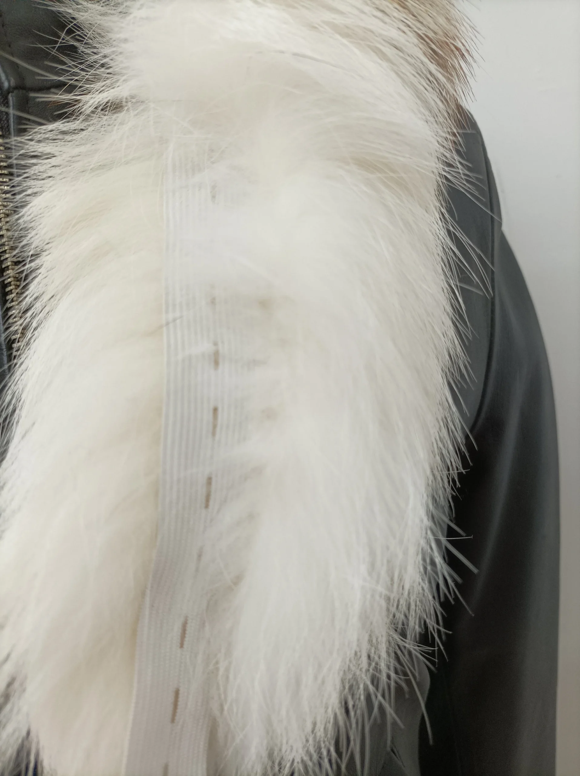 Real Fox hood trim, fox fur hood trim, fur strips accessories for jackets and coats/ unisex mens womans - Image 2