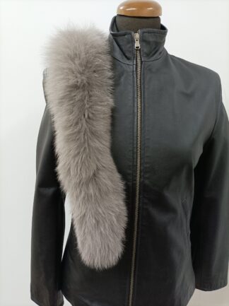 Real Fox hood trim, fur collar, fox fur hood trim, fur scarf.