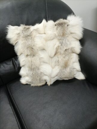 Real  fox fur pillow ,natural golden  color, Home warmer
