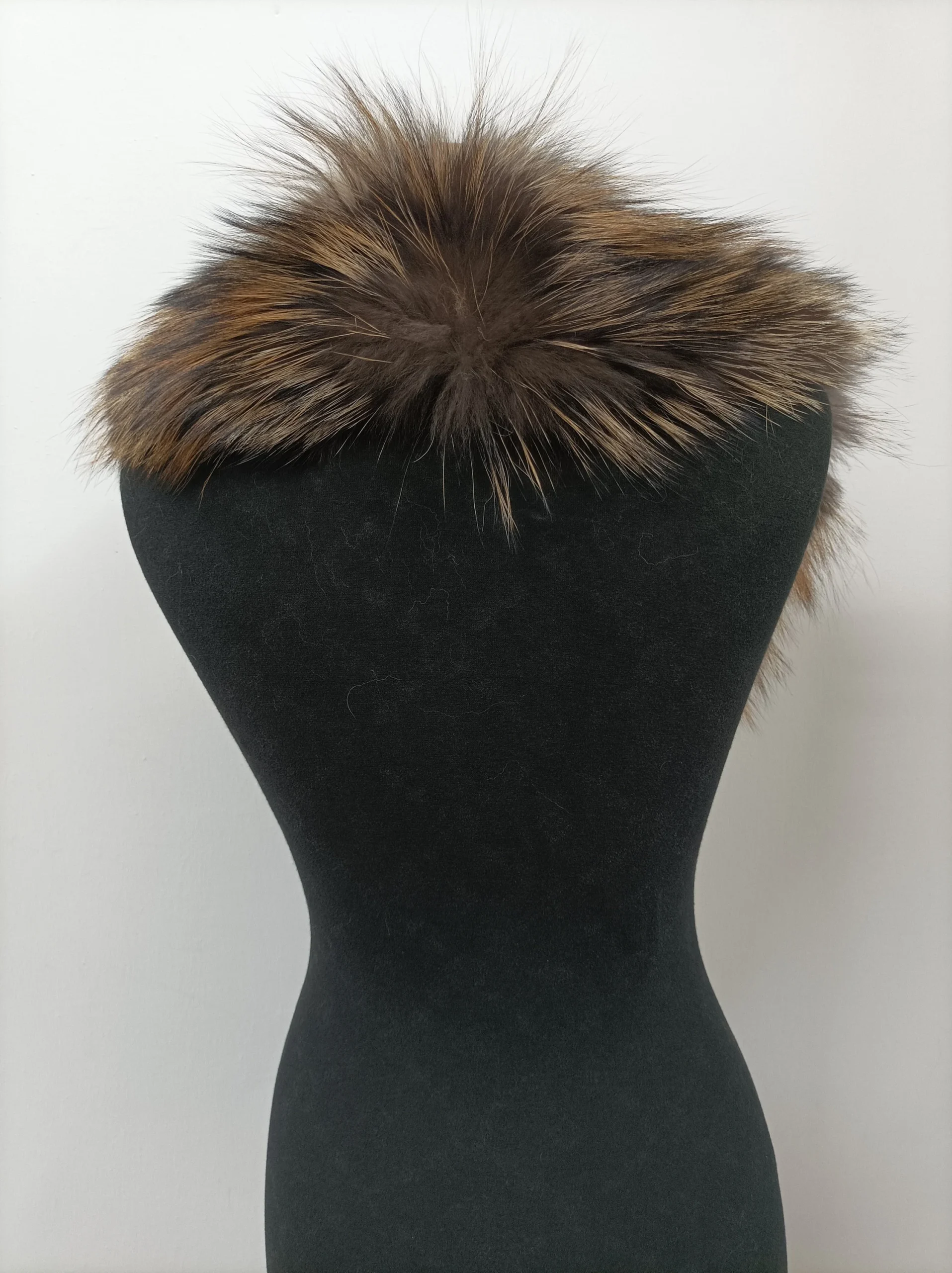 Real Fox Fur Collar: Gold & Brown Winter Coat Accessory - Image 3
