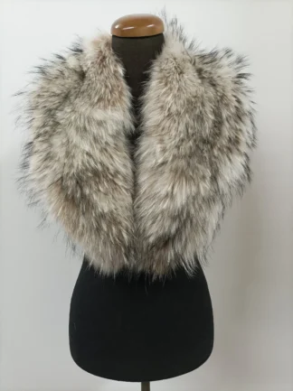 Finn Raccoon Fur Collar, Winter Coat Accessory