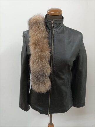 Real Fox Fur Hood Trim: Fur Scarf Collar (73cm)