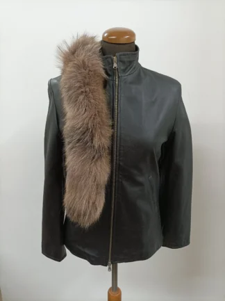 Real Fox Fur Hood Trim: Attachable Fur Collar Scarf