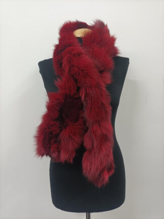 Fox Fur Scarf: Unisex Winter Neck Warmer
