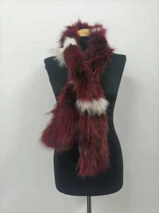 Finn Raccoon Fur Scarf: Unisex Winter Accessory