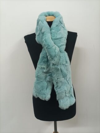 Rex Rabbit Fur Scarf: Unisex Winter Accessory