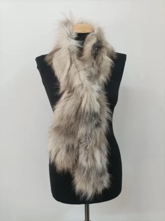 Fox Fur Scarf: Unisex Winter Neck Warmer
