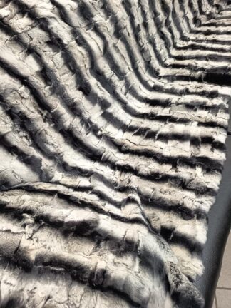 Luxury Real Rex rabbit throw blanket.