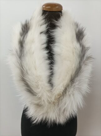 Fur collar, fox high quality fur collar platinum color, real fur scarf, coat winter accessories