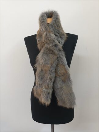 Fox Fur Scarf: Unisex Winter Neck Warmer