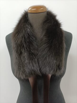 Fur collar, Fox high quality fur collar brown color, coat winter accessories