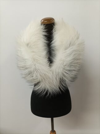 Fur collar, fox fur collar, platinum color,real Fur collar , coat winter accessories