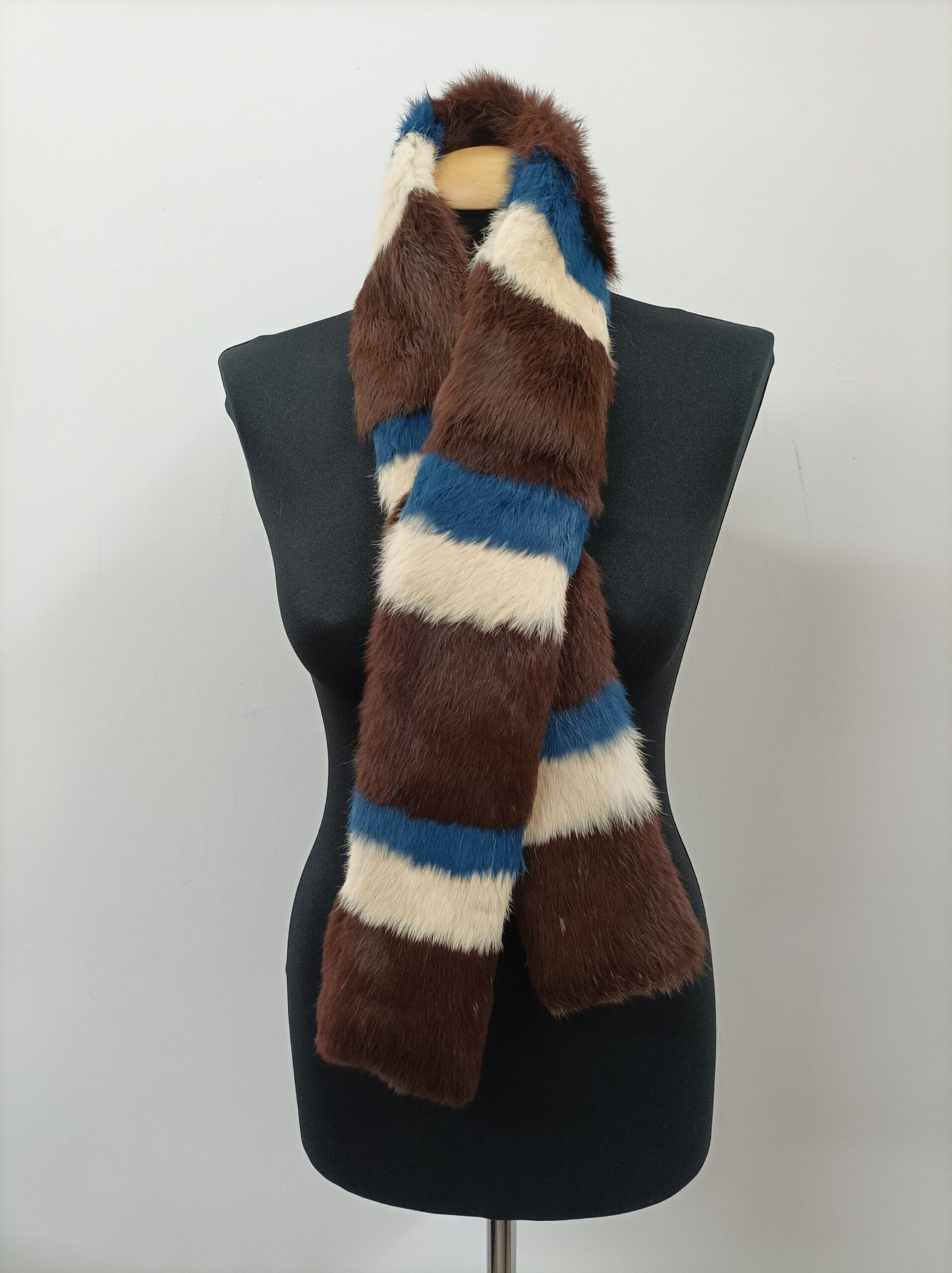 Rabbit Fur Scarf: Unisex Winter Warm Accessory
