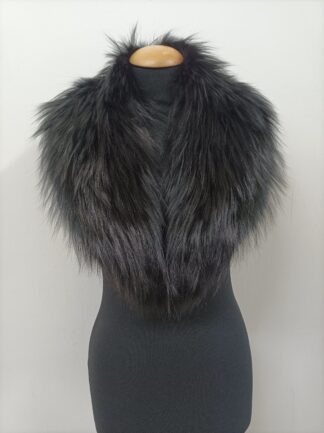 Fur collar, fox fur collar, Black color,real Fur collar , coat winter accessories