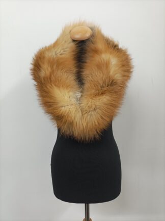 Real Fox Fur Collar: Natural Canadian Fur Winter Coat Accessory