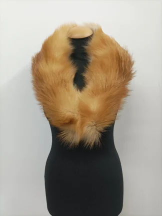 Natural Fox Fur Collar: Winter Coat Accessory