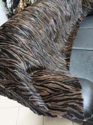 Real Mink fur blanket throw multicolor, Home warmer
