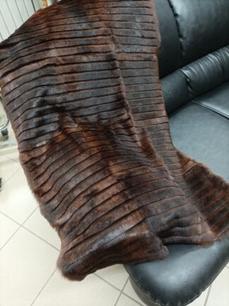 Real Rabbit fur shorn with patterns blanket throw, Home warmer