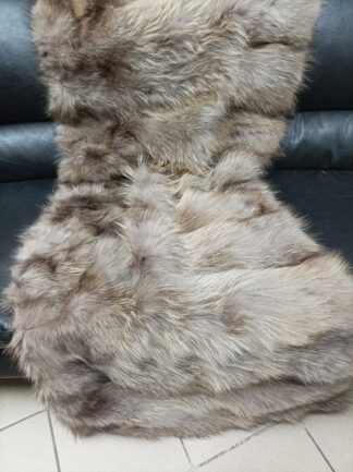 Finn Raccoon Fur Blanket: Soft Fluffy Home Warmer Sofa Cover