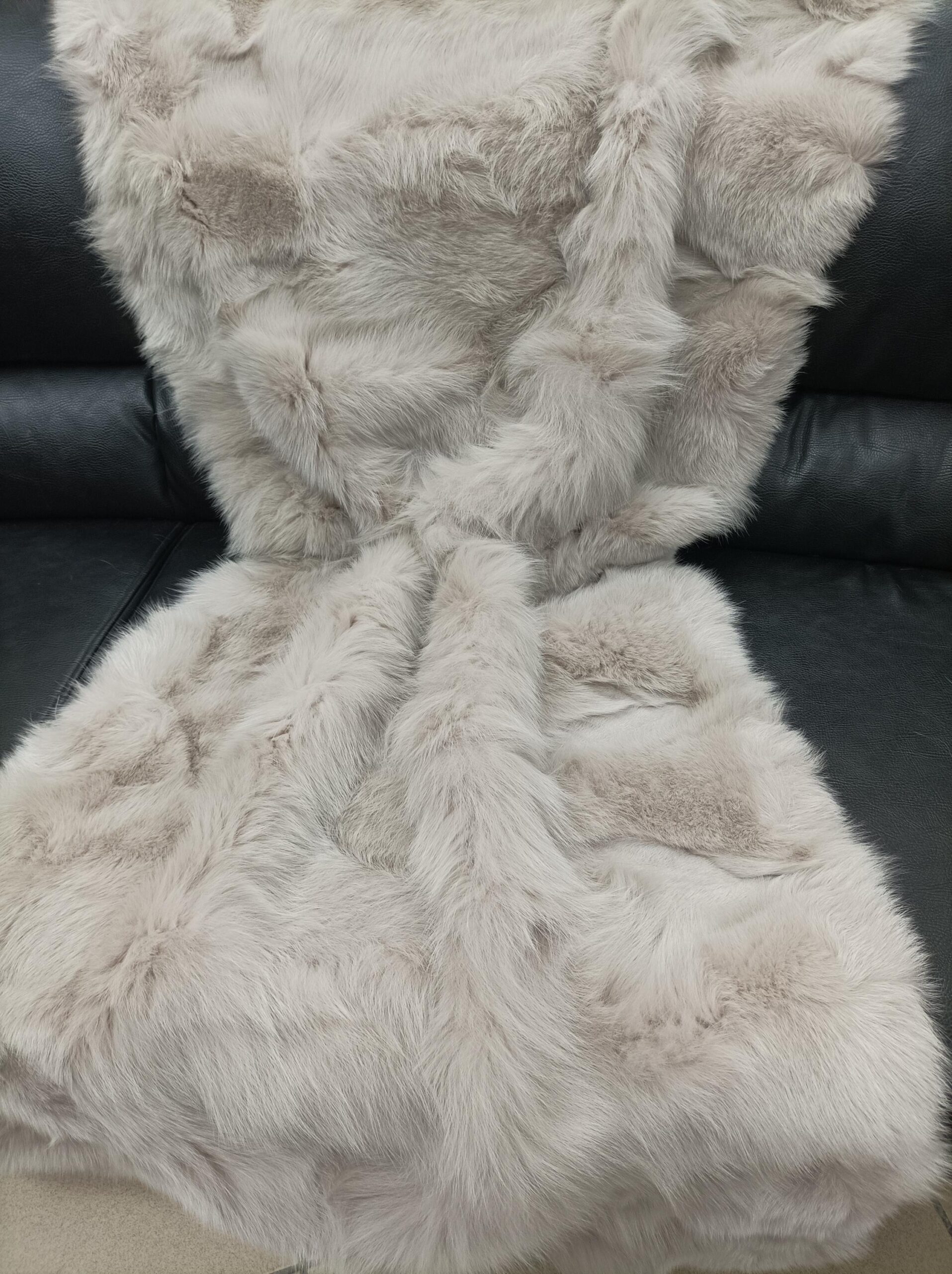 Real Fox Fur Blanket Throw: Soft Home Warmer - Image 6