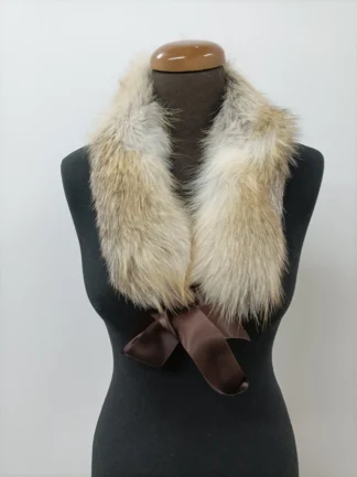 Fur collar,fox high quality fur fox collar gold color, coat winter accessories