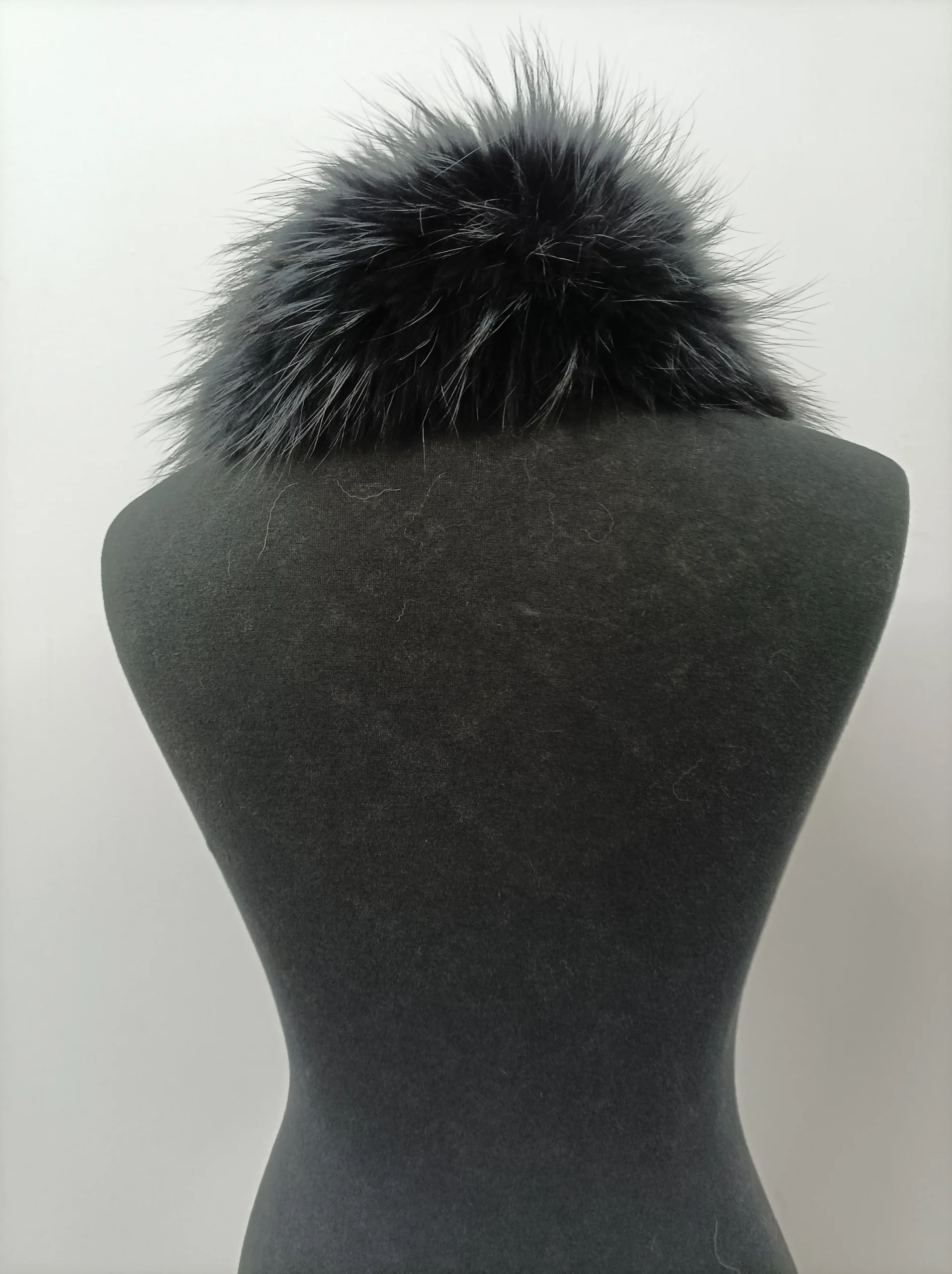Finn Raccoon Fur Collar, High Quality Winter Coat Accessory - Image 2
