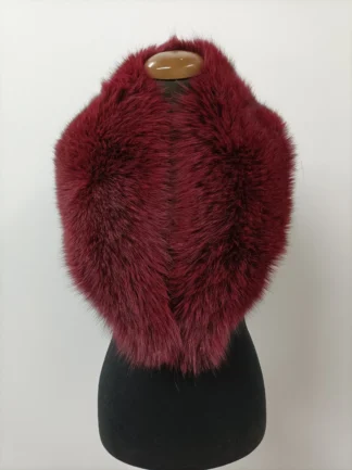 Bordo Fox Fur Collar, Real Fur, Soft & Fluffy