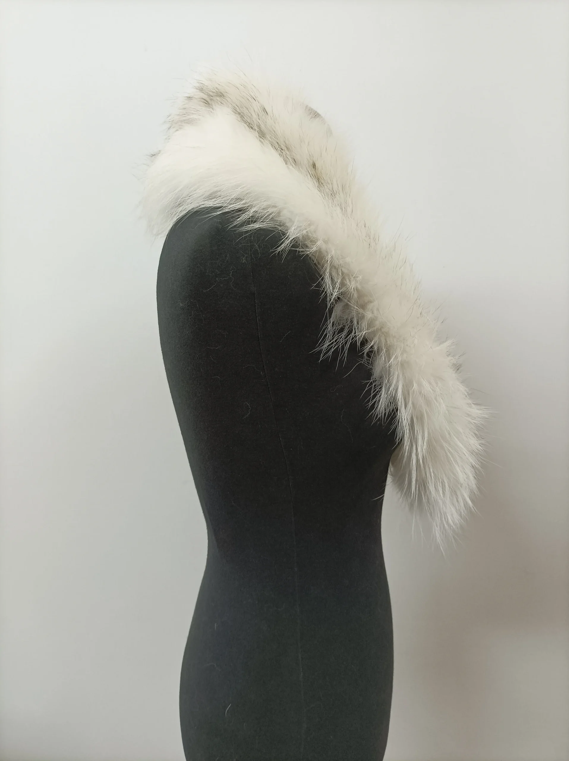 Fur collar, fox fur collar, realFur collar,Platinum color , coat winter accessories - Image 4