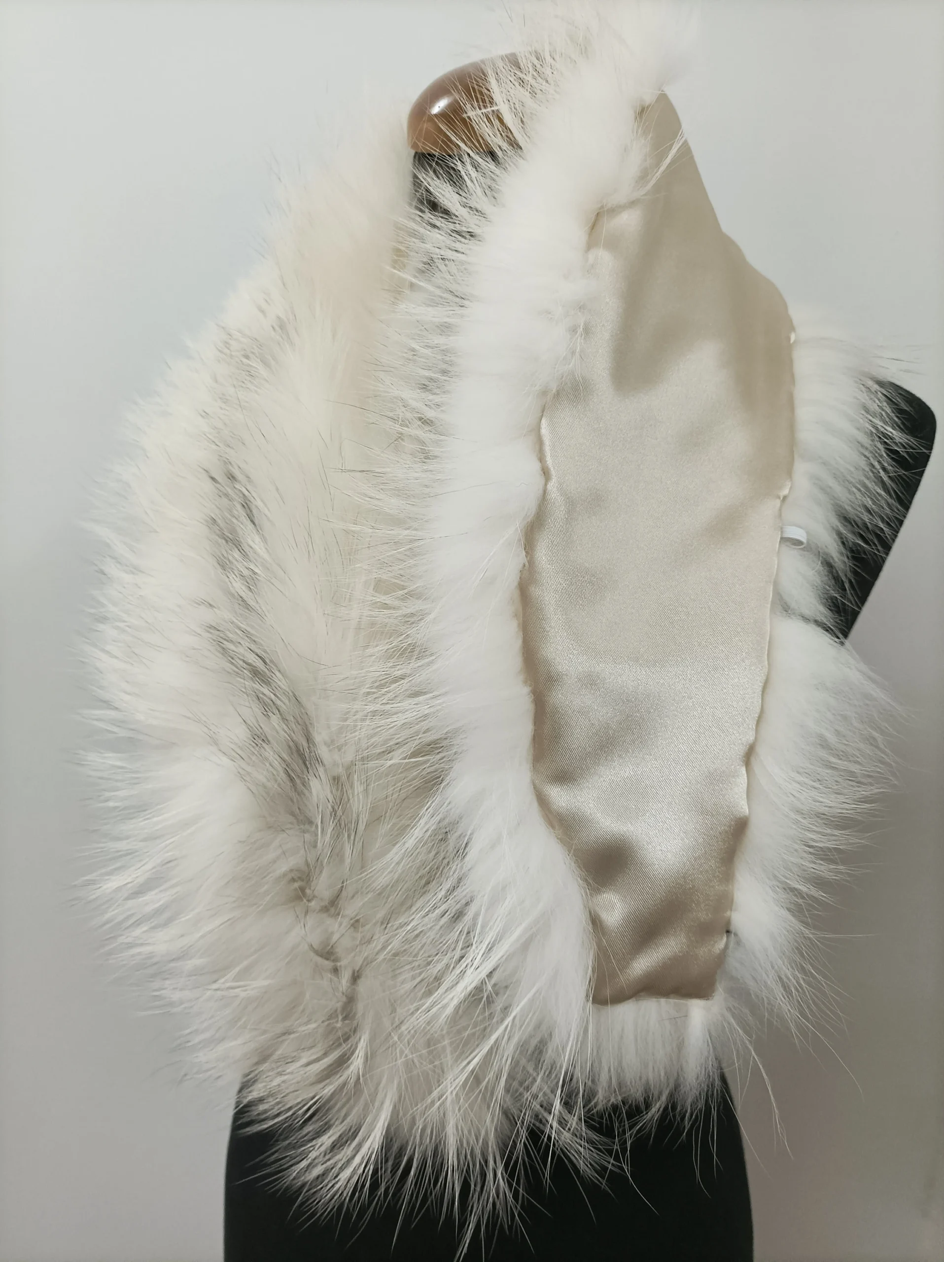 Fur collar, fox fur collar, realFur collar,Platinum color , coat winter accessories - Image 5