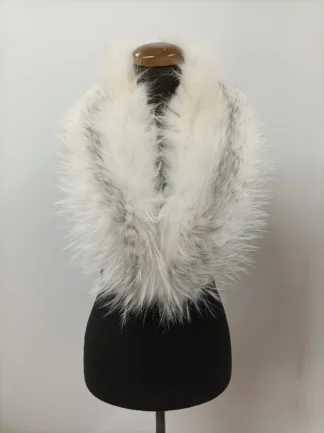 Fur collar, fox fur collar, realFur collar,Platinum color , coat winter accessories