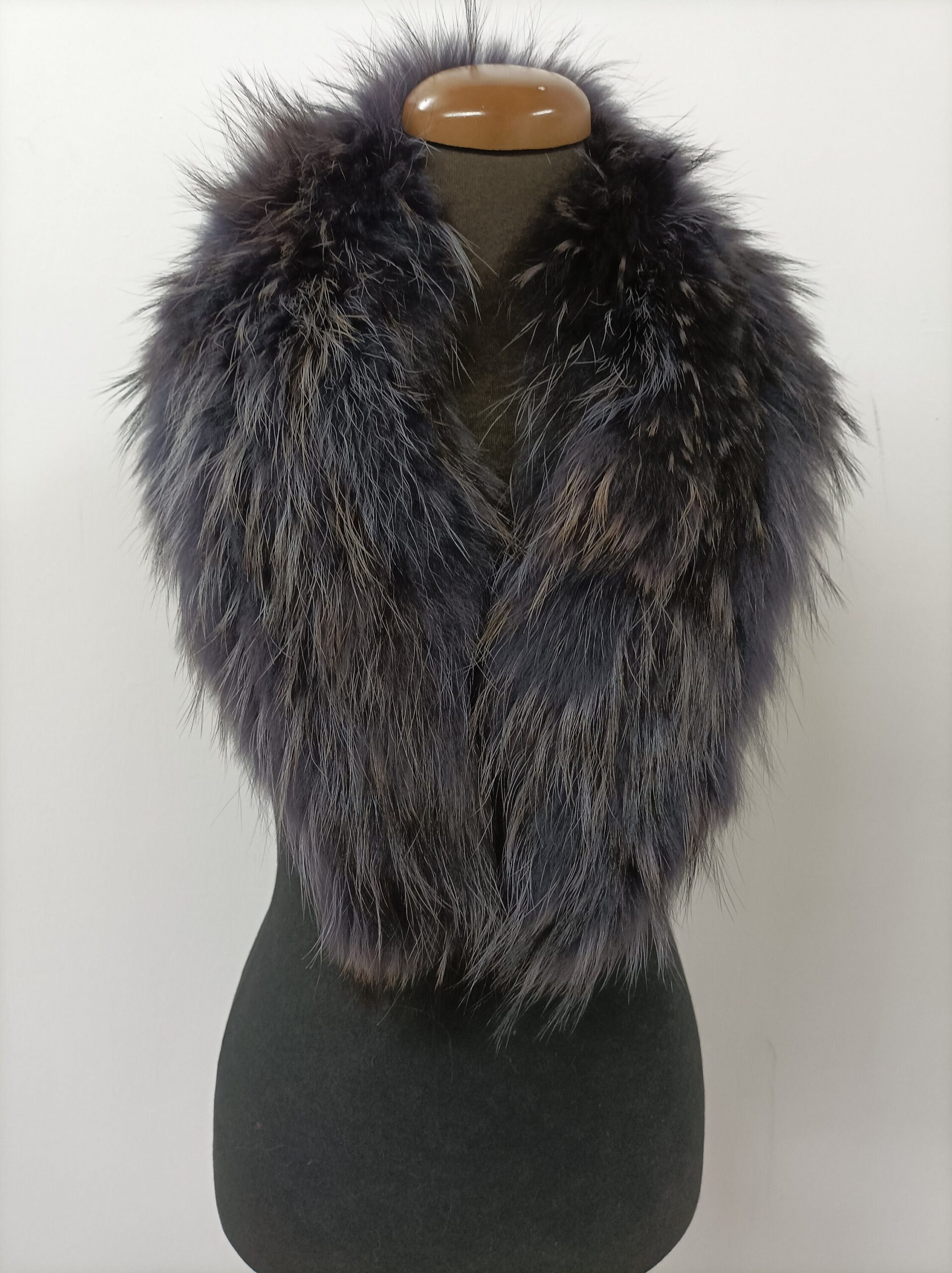 Fur collar, Finn raccoon high quality fur collar , coat winter accessories - Image 2