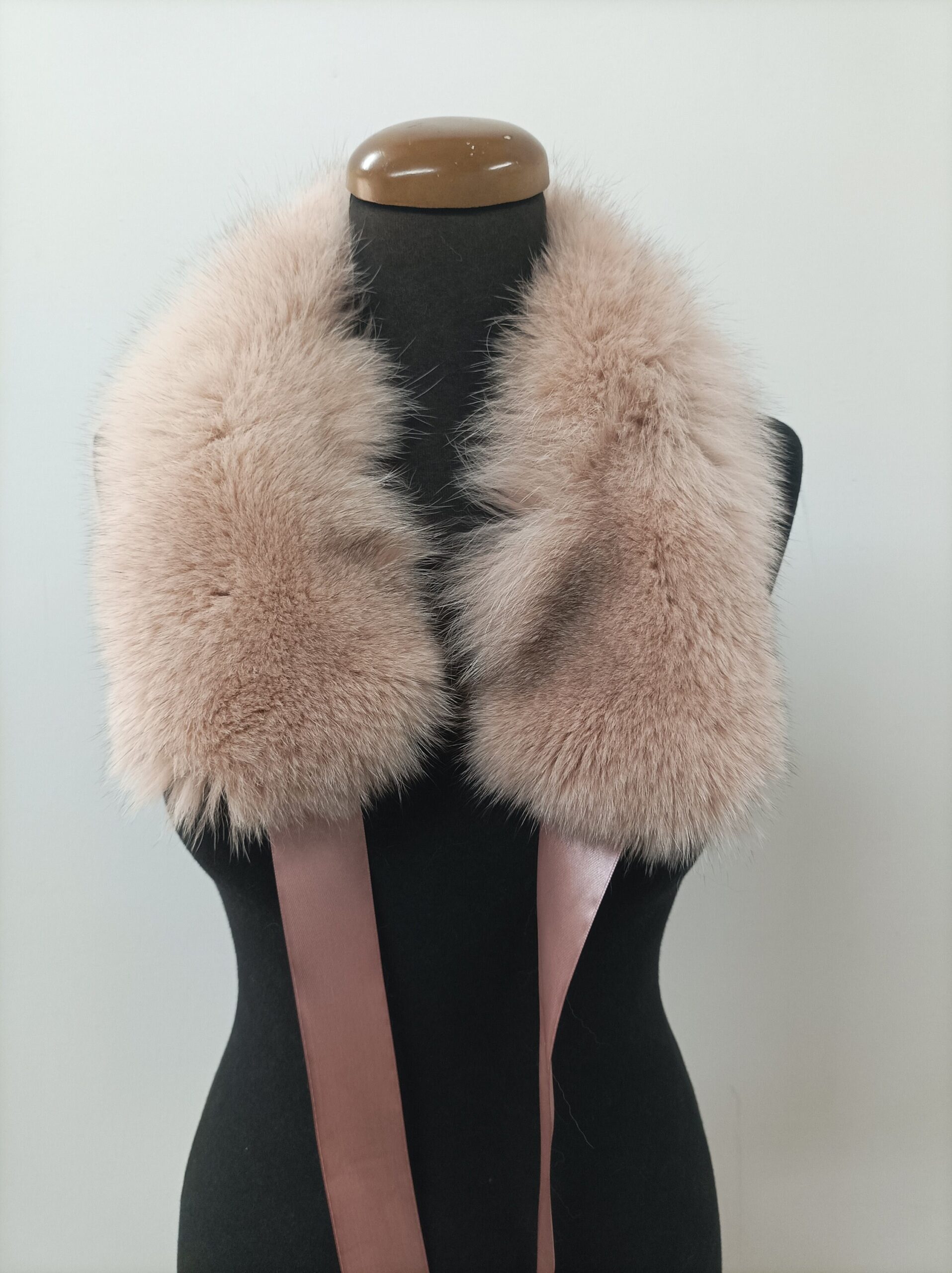 Fox Fur Collar, Winter Coat Accessory - Image 4